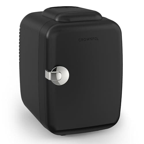 CROWNFUL CROWNFUL 4-Liter / 6-Can Mini Fridge