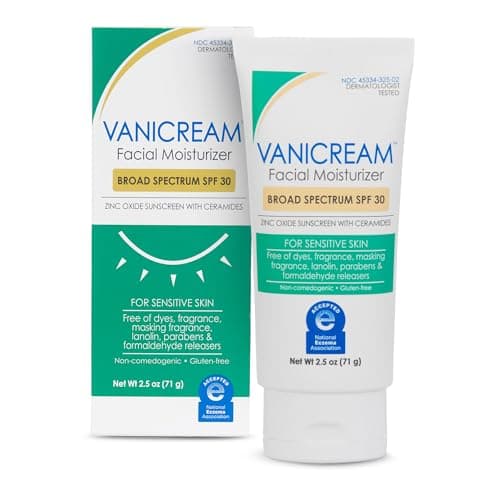 Vanicream Vanicream Facial Moisturizer SPF 30 Zinc Oxide Mineral Sunscreen