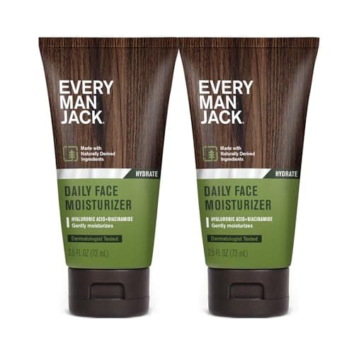 Every Man Jack Every Man Jack Daily Face Lotion, Unscented (2-pack)